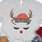 Girl reindeer leopard hat-DTF