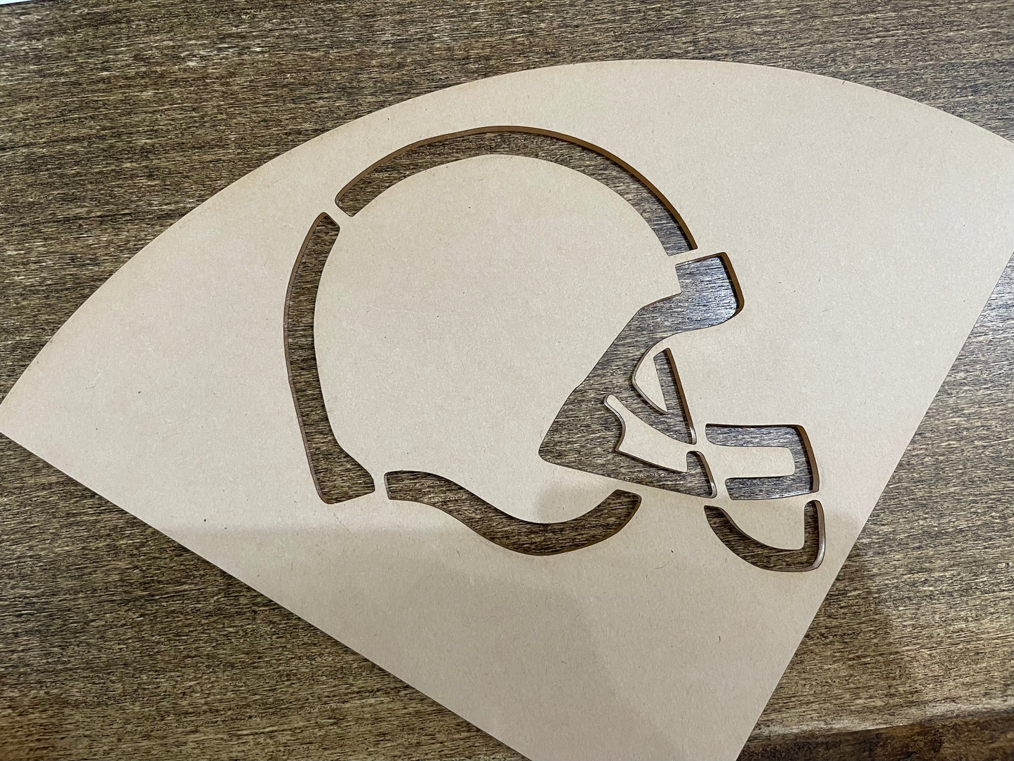 Football helmet Sleeve stencil