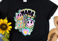 Retro mama collage grunge pink-DTF