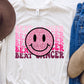 Beat cancer smiley-DTF