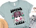 Soccer vibes leopard hat-DTF