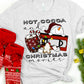 Hot cocoa and Christmas movies snowman-DTF