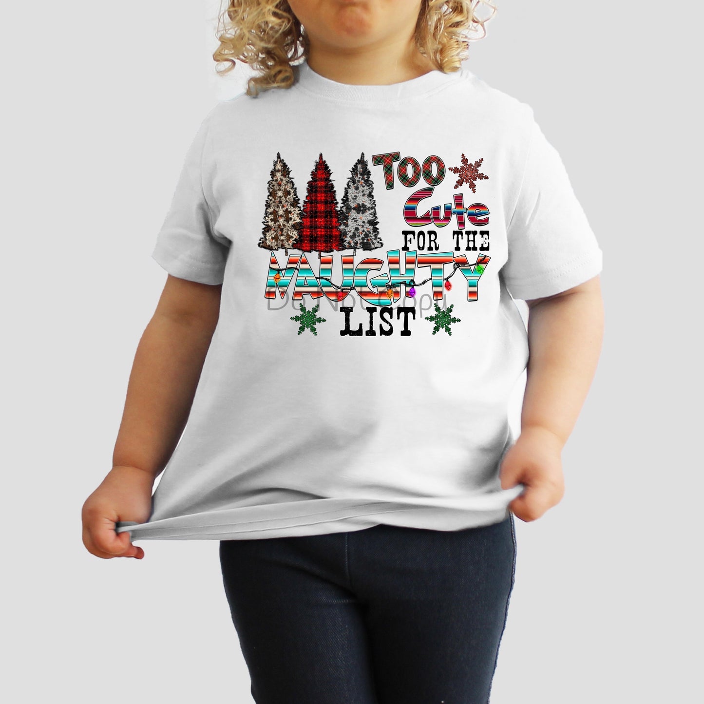 Too cute for the naughty list-DTF
