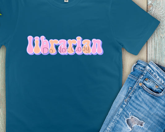 Retro occupational librarian-DTF