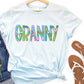 Granny floral and stripe-DTF