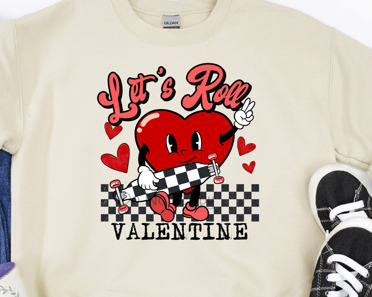 Let’s roll valentine-DTF