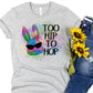 Too hip to hop tie dye bunny-DTF