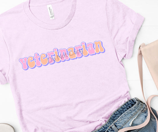Retro occupation veterinarian- DTF