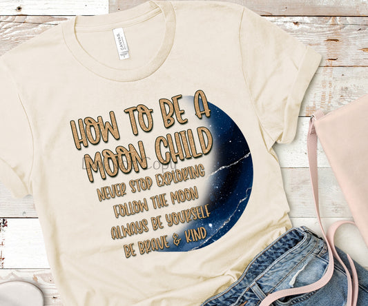 How to be moon child-DTF