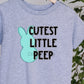 Cutest little peep boy-DTF