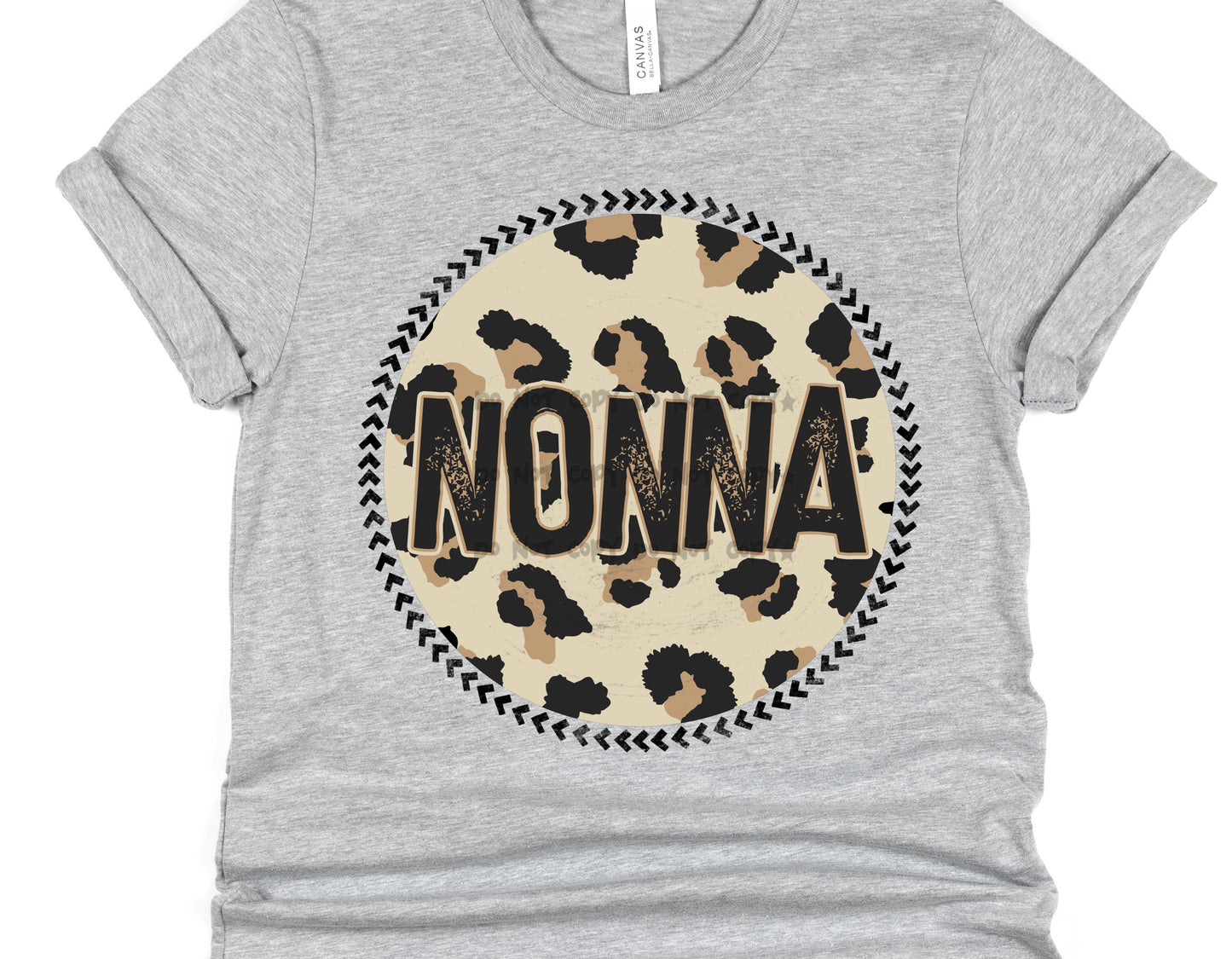 Nonna Leopard circle- DTF