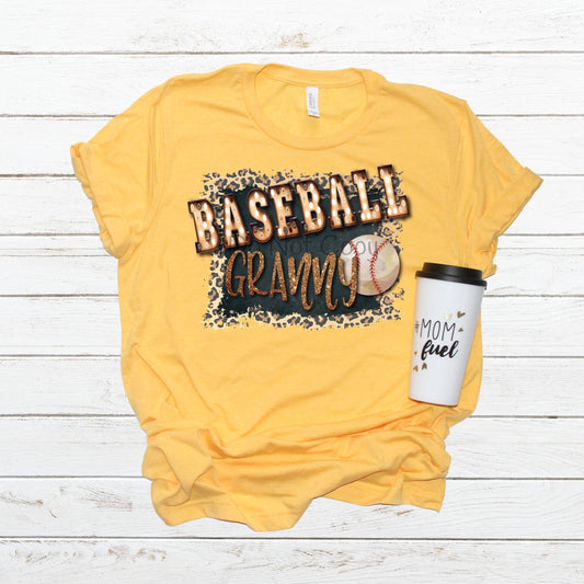 Cheetah Baseball granny -DTF