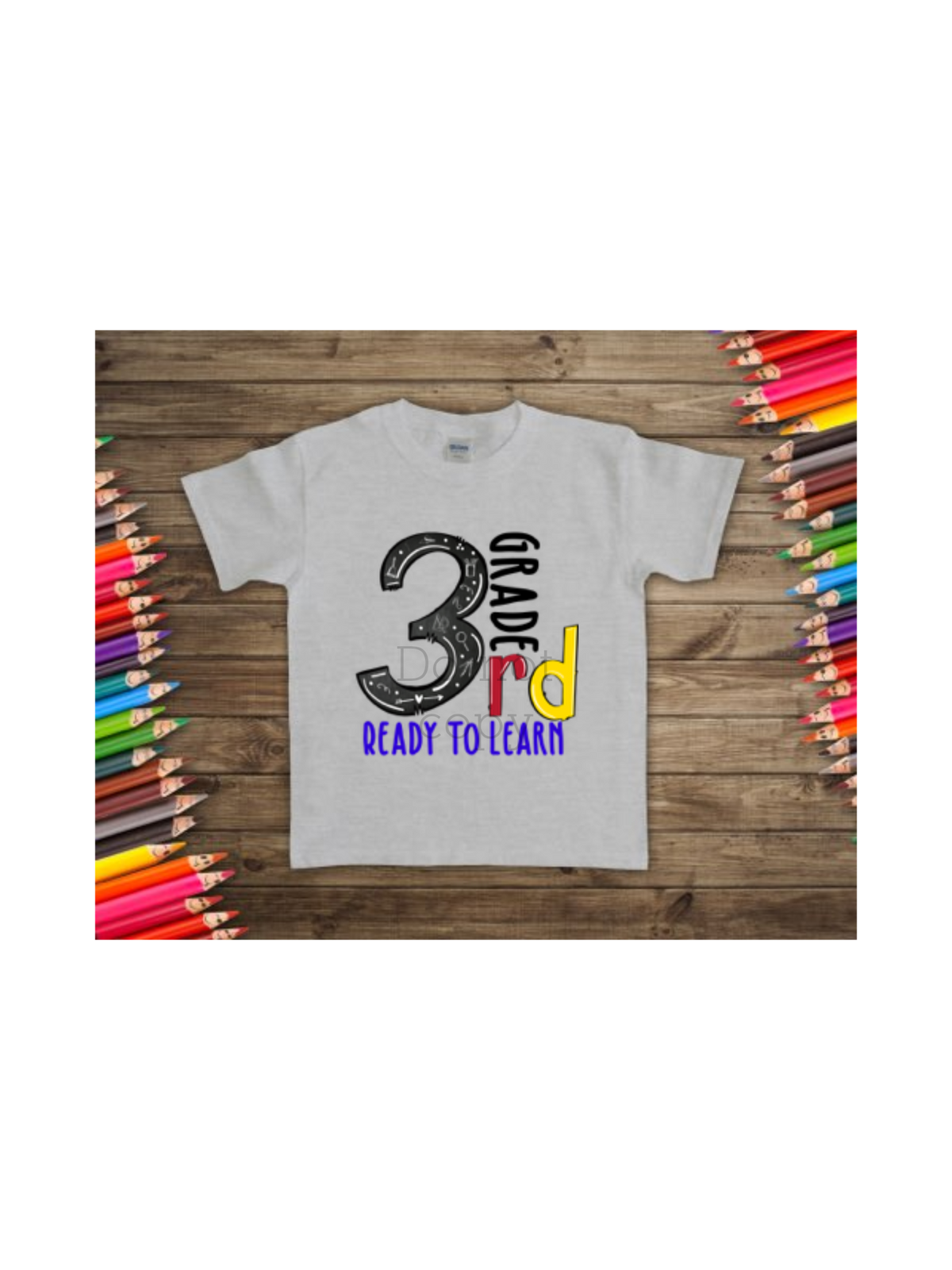 3rd grade ready to learn-DTF