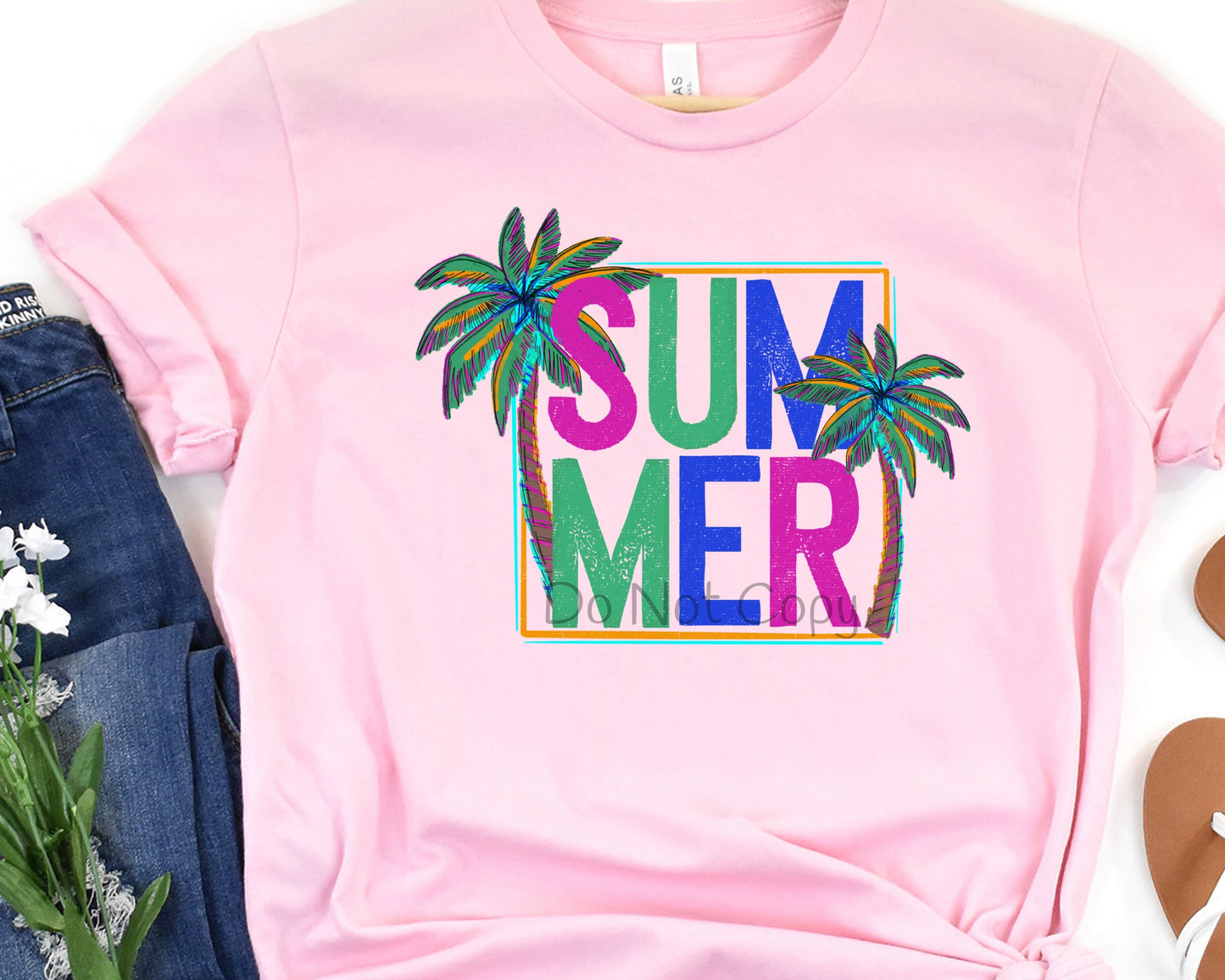 Summer palm trees-DTF