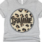 Grammie Leopard circle- DTF