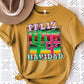 Feliz navidad neon serape leopard-DTF