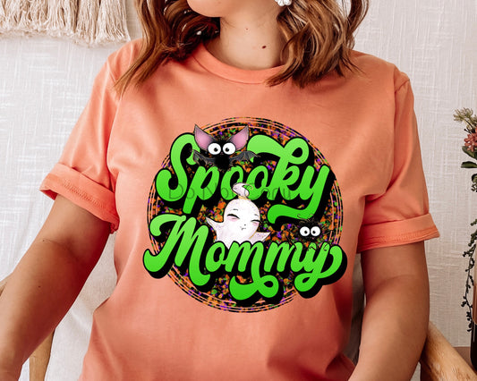 Spooky mommy circle-DTF