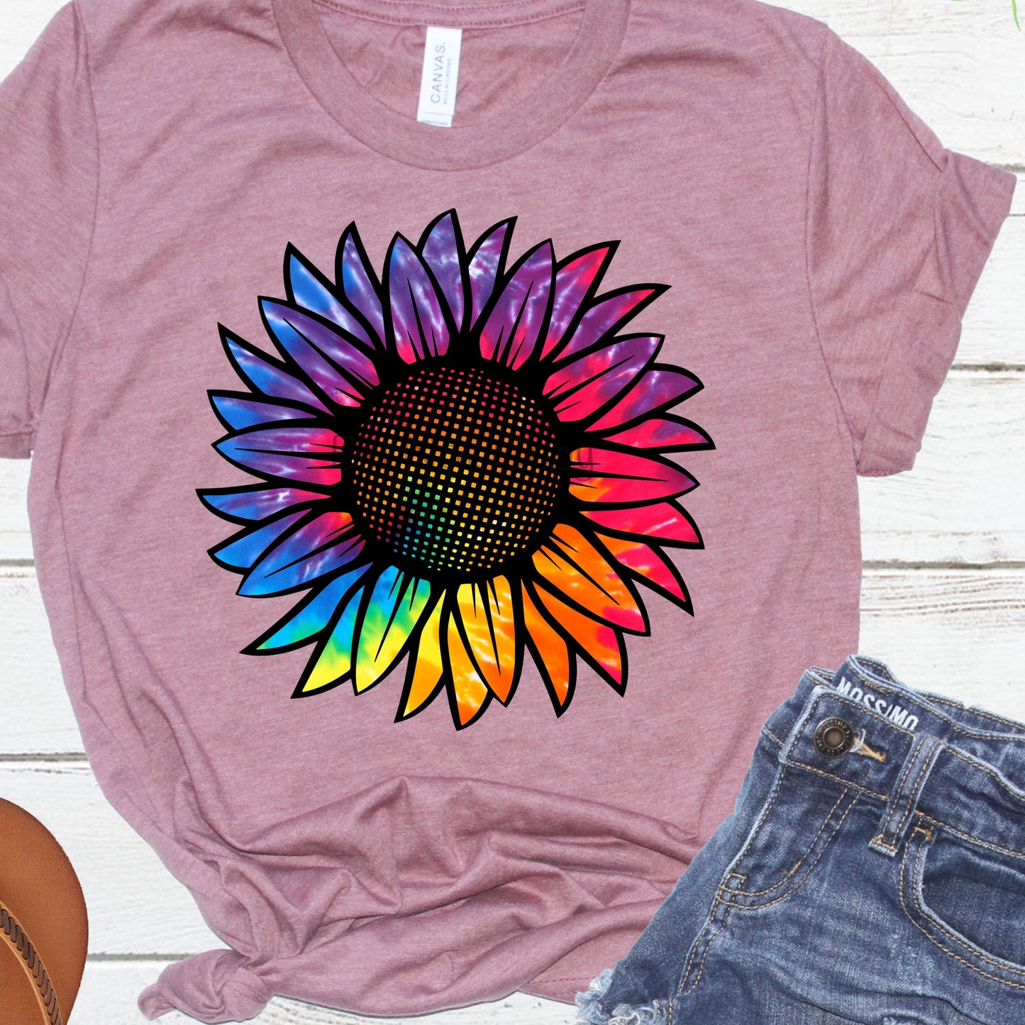 Tie dye sunflower-DTF