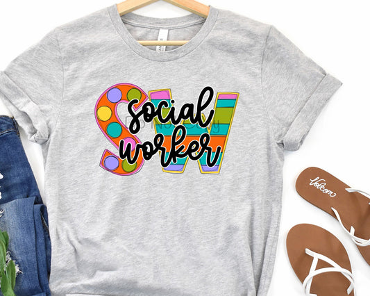 Funky block occupation social worker-DTF