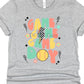 Game day softball checkered bolt-DTF