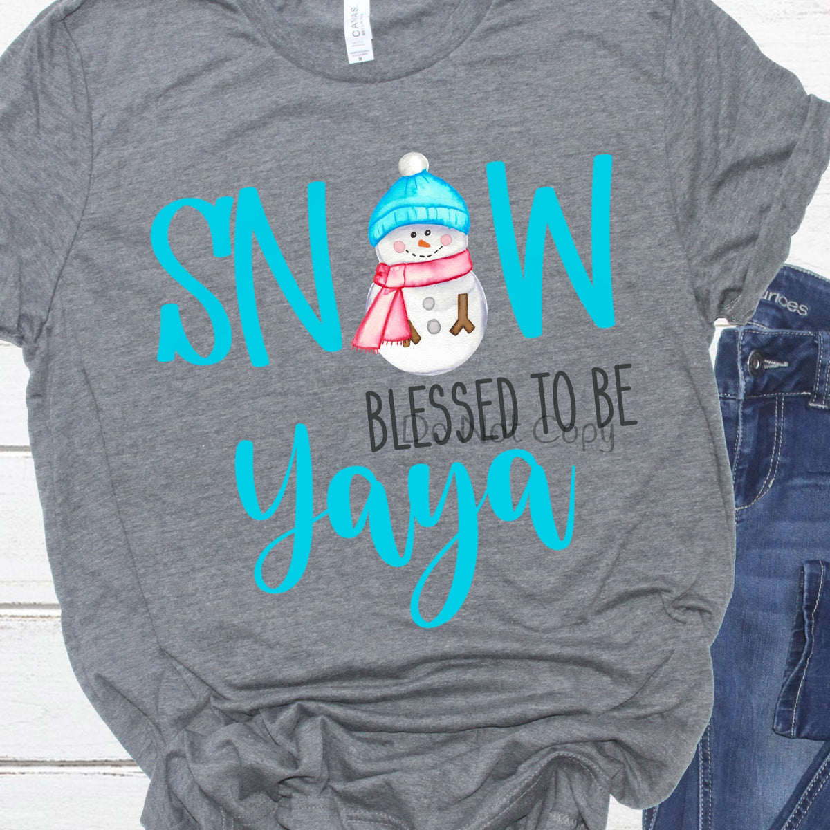 Snow blessed to be yaya-DTF