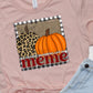 My favorite pumpkins call me Meme leopard pumpkin frame-DTF