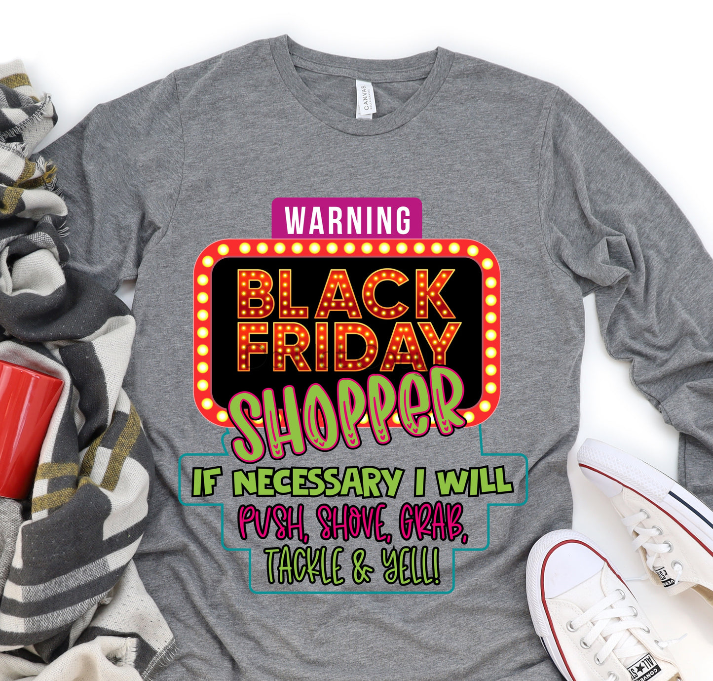 Black Friday shopper-DTF