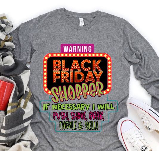 Black Friday shopper-DTF