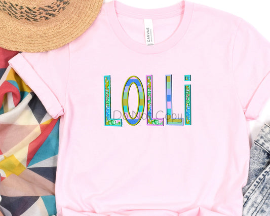Lolli floral and stripe-DTF