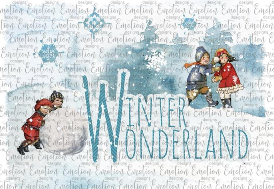Winter wonderland -Sublimation