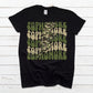 Sophomore camo lightning bolt-DTF