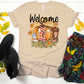 Welcome pumpkin boots-DTF