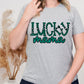 Lucky cow print check mama-DTF