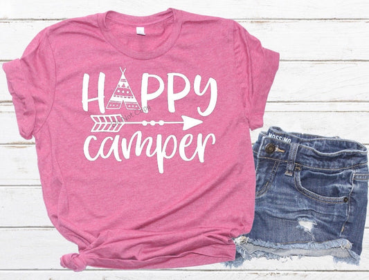 Happy camper - 11”-Screen Print