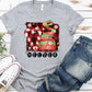 Santa’s helper peppermint heart-DTF