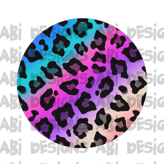 Leopard Print Sublimation Car Coasters