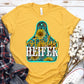 Not today heifer tag sunflowers-DTF