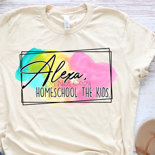 Alexa homeschool -DTF