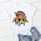 Mom football flowers-DTF