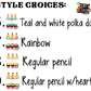 Pencil custom Name or Grades -DTF