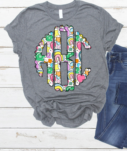 Lucky charm Monogram  -DTF