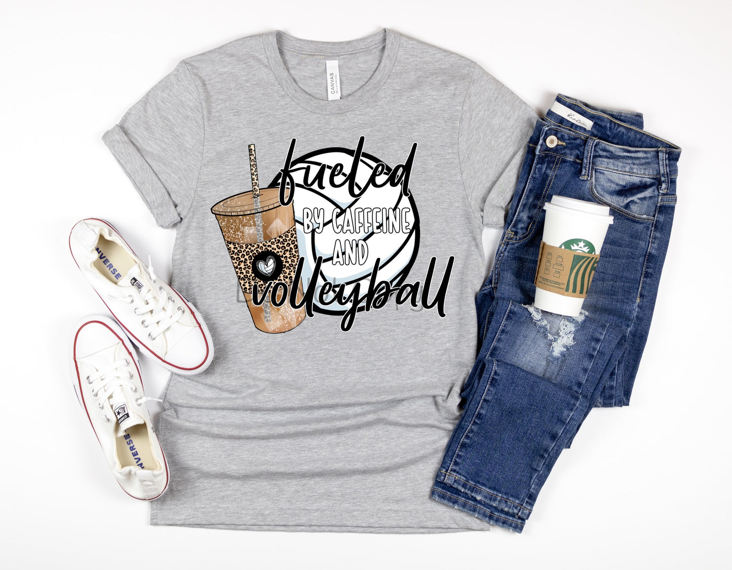 Fueled by caffeine and volleyball-DTF