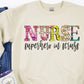 Nurse superhero in scrubs-DTF