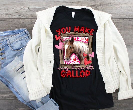 You make my heart gallop-DTF