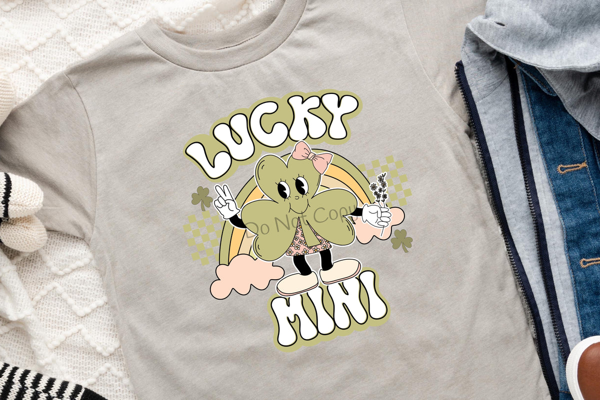 Lucky mini clover-DTF
