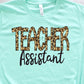 Teacher assistant leopard -DTF