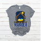 Away in a manger gold hay gold star-DTF