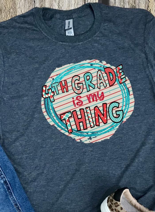 Fourth grade is my thing with lines-DTF