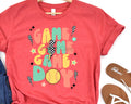 Game day softball checkered bolt-DTF