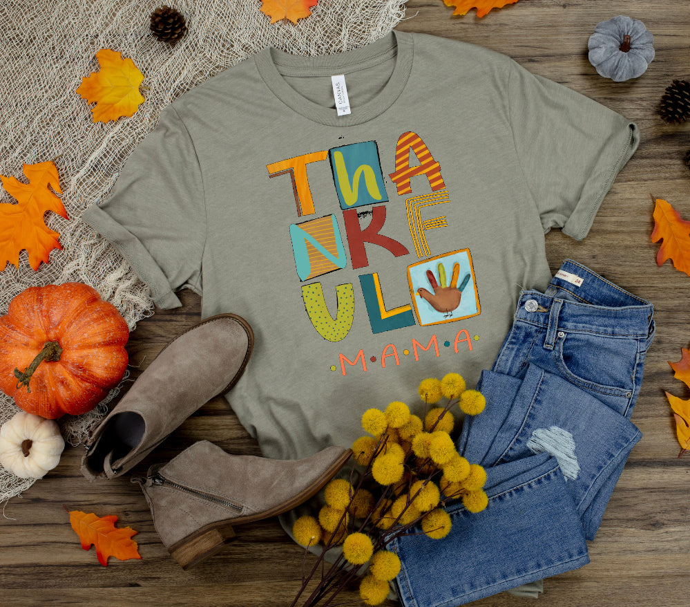 Thankful with custom name/title-DTF